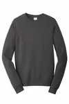 Port & Company Fan Favorite Fleece Crewneck Sweatshirt. PC850 Charcoal