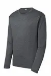 Sport-Tek Long Sleeve Heather Contender Tee. ST360LS Graphite Heather