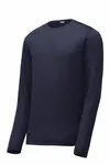 Sport-Tek Long Sleeve PosiCharge Competitor Cotton Touch Tee. ST450LS TRUE NAVY