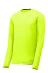 Sport-Tek Long Sleeve PosiCharge Competitor Cotton Touch Tee. ST450LS Neon Yellow