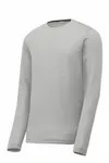 Sport-Tek Long Sleeve PosiCharge Competitor Cotton Touch Tee. ST450LS SILVER