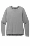 TravisMathew Women's Long Weekend Crew TM1LD003 Light Grey Heather