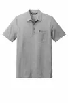 TravisMathew Oceanside Heather Pocket Polo TM1MY404 Quiet Shade Grey Heather