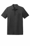 TravisMathew Oceanside Heather Pocket Polo TM1MY404 Black Heather