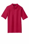 Port Authority Tall Silk Touch Polo with Pocket. TLK500P RED