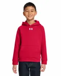 Youth Rival Fleece Hooded Sweatshirt RED