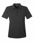 Women's Crownlux Performance® Geo Polo Black/ Graphite