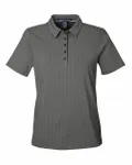 Women's Crownlux Performance® Geo Polo Graphite/ Silver
