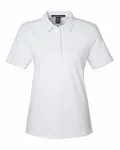 Women's Crownlux Performance® Geo Polo White/ Silver