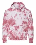 Blended Tie-Dyed Hooded Sweatshirt Begonia Crystal