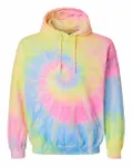 Blended Tie-Dyed Hooded Sweatshirt Dayglo