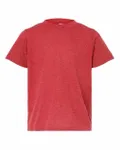 Youth Poly-Rich T-Shirt Heather Red