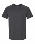 Bella + Canvas Men's Heather CVC Raglan T-Shirt Dark Grey Heather