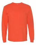 Bayside Adult Long-Sleeve T-Shirt Bright Orange