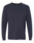 Bayside Adult Long-Sleeve T-Shirt Navy
