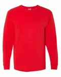 Bayside Adult Long-Sleeve T-Shirt RED