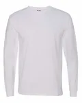 Bayside Adult Long-Sleeve T-Shirt WHITE