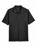 Harriton Men's Tall Advantage Snag Protection Plus IL Polo BLACK