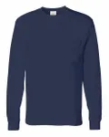 Hanes Men's Authentic-T Long-Sleeve Pocket T-Shirt Navy