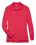 Harriton Ladies' Advantage Snag Protection Plus Long-Sleeve Tactical Polo RED