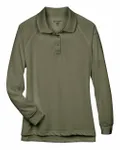 Harriton Ladies' Advantage Snag Protection Plus Long-Sleeve Tactical Polo Tactical Green