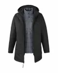 Ladies' Inspire 3-in-1 Jacket with Insulated Liner Black/ Carbon