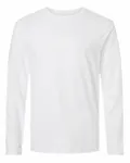 Gildan Adult Softstyle Long-Sleeve T-Shirt WHITE
