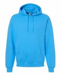 Unisex Ultimate™ CVC Ring-Spun Hooded Sweatshirt Soul Blue Heather