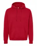 Unisex Ultimate™ CVC Ring-Spun Hooded Sweatshirt True Red