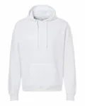 Unisex Ultimate™ CVC Ring-Spun Hooded Sweatshirt WHITE