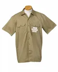 Dickies Men's Short-Sleeve Work Shirt Khaki