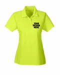 Team 365 Ladies' Command Snag Protection Polo SAFETY YELLOW