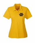 Team 365 Ladies' Command Snag Protection Polo SPRT ATHLTC GOLD