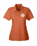 Team 365 Ladies' Command Snag Protection Polo SPRT BURNT ORNGE