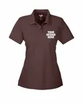 Team 365 Ladies' Command Snag Protection Polo SPRT DARK BROWN