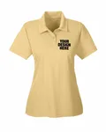 Team 365 Ladies' Command Snag Protection Polo SPRT VEGAS GOLD