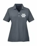 Devon & Jones Ladies' Pima Piqu Y-Collar Polo Graphite