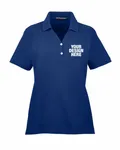 Devon & Jones Ladies' Pima Piqu Y-Collar Polo TRUE ROYAL