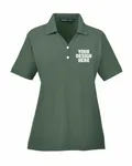 Devon & Jones Ladies' Pima Piqu Y-Collar Polo DILL