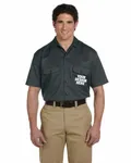 Dickies Men's Short-Sleeve Work Shirt Charcoal