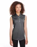 Puma Golf Ladies' Rotation Stripe Sleeveless Polo PUMA BLACK