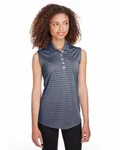 Puma Golf Ladies' Rotation Stripe Sleeveless Polo PEACOAT