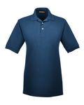 Harriton Men's Tall 5.6 oz. Easy Blend Polo Navy