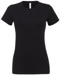 Bella + Canvas Ladies' Relaxed Jersey Short-Sleeve T-Shirt BLACK