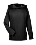 Team 365 Youth Zone Performance Hooded T-Shirt BLACK