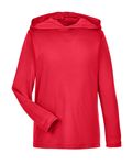 Team 365 Youth Zone Performance Hooded T-Shirt SPORT RED