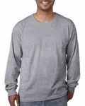 Bayside Adult Long-Sleeve T-Shirt Dark Ash