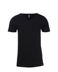 Next Level Apparel Men's Cotton V BLACK