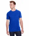 J America Adult Vintage Zen Jersey T-Shirt Twisted Royal