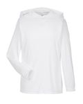 Team 365 Youth Zone Performance Hooded T-Shirt WHITE